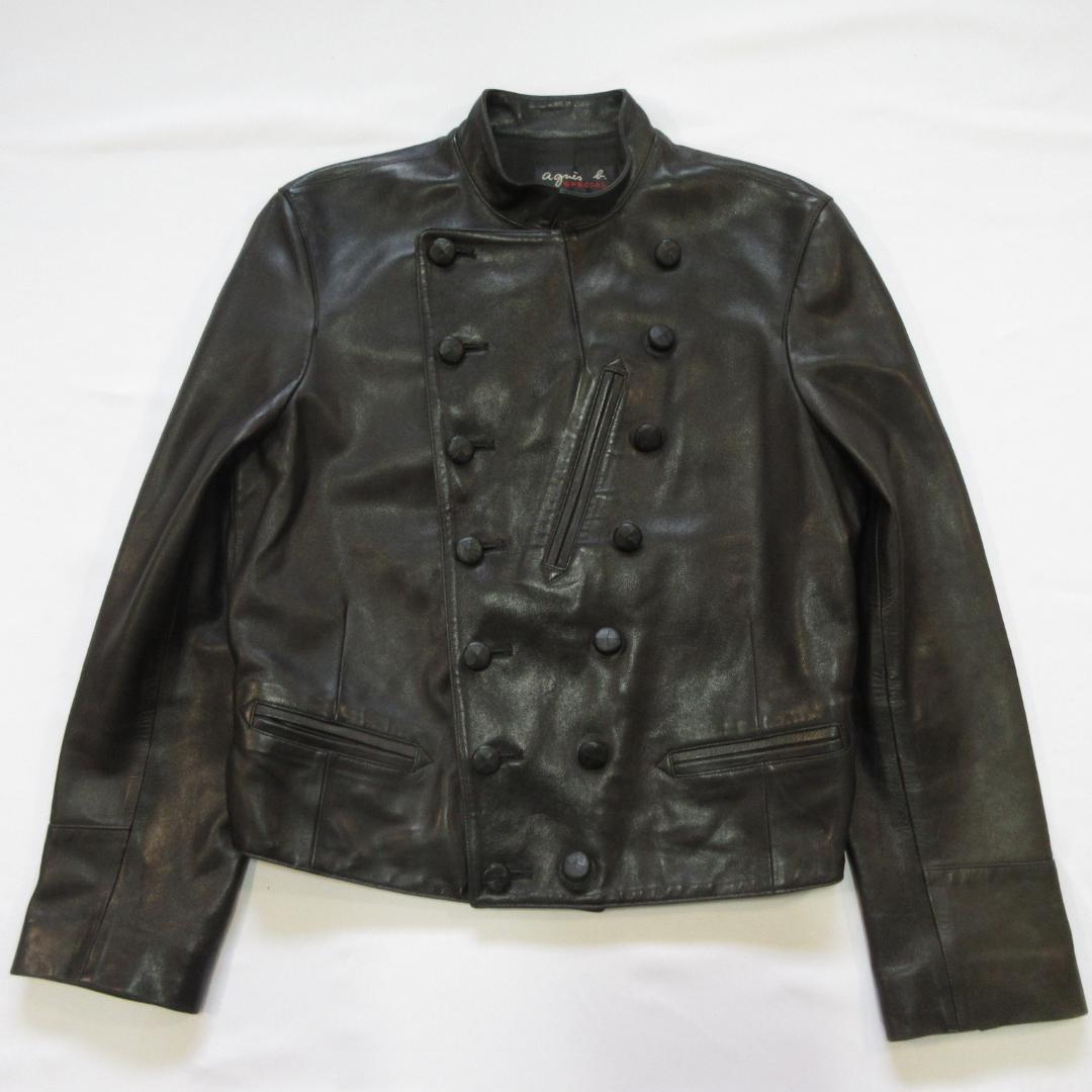 f*n様 希少　agnes b. SPECIAL　ナポレオンジャケット　羊革　フ