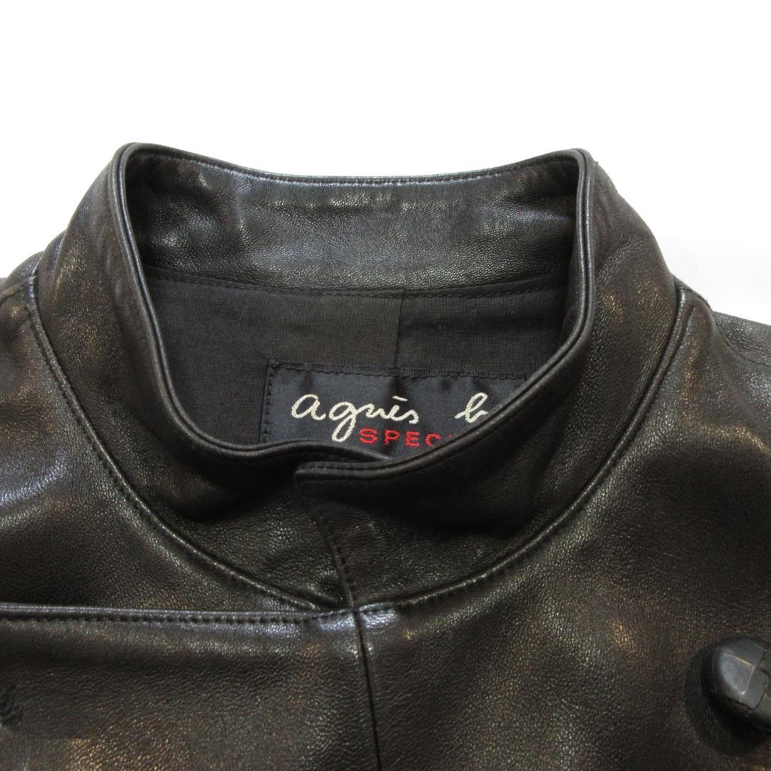 f*n様 希少　agnes b. SPECIAL　ナポレオンジャケット　羊革　フ
