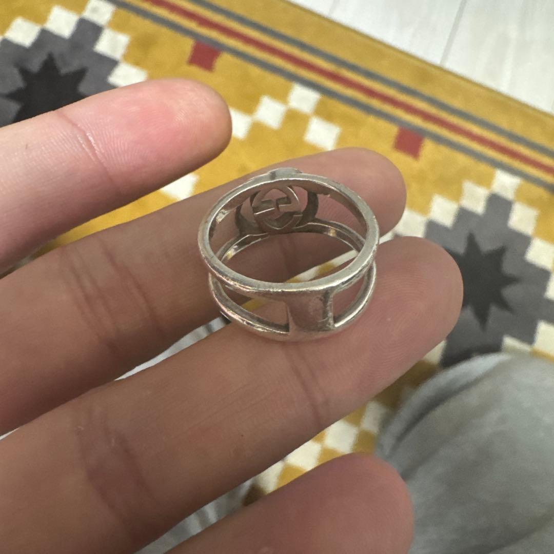 き*。様 Gucci シルバー ロゴリング