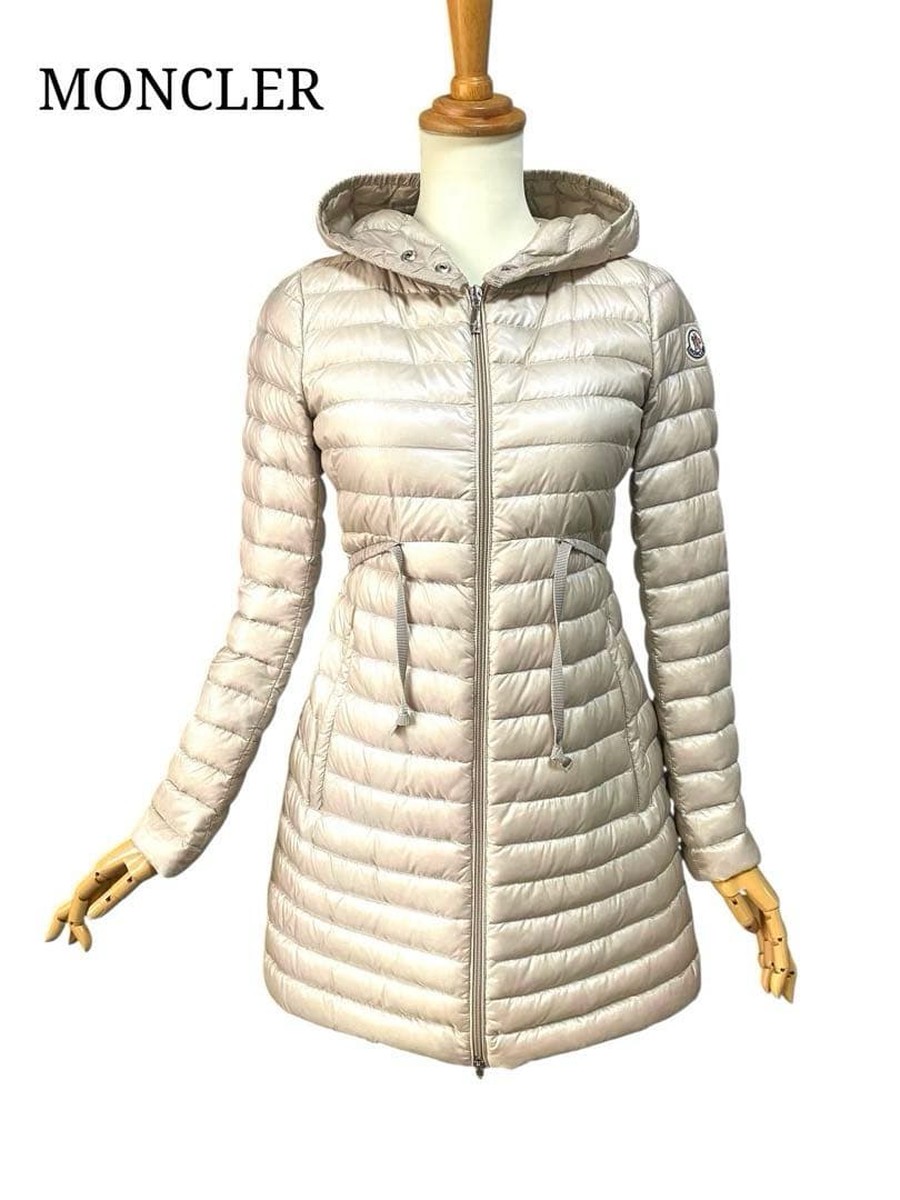＊MONCLER モンクレール＊BARBEL スプリングコート ホワイトベージュ