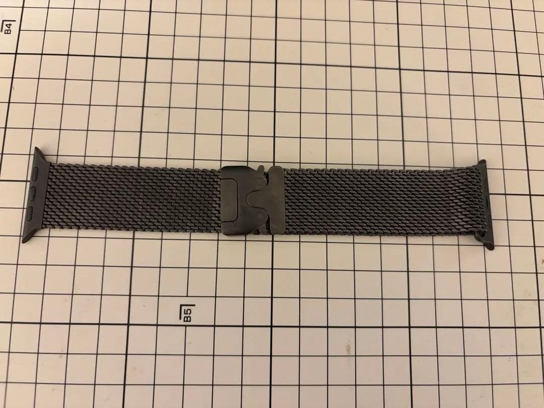 49mmケース用ブラックチタニウムミラネーゼループ L