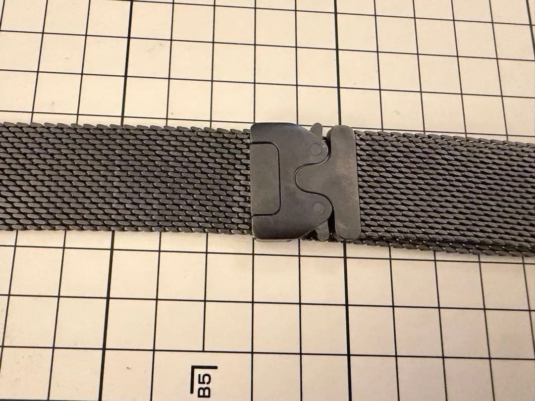 49mmケース用ブラックチタニウムミラネーゼループ L