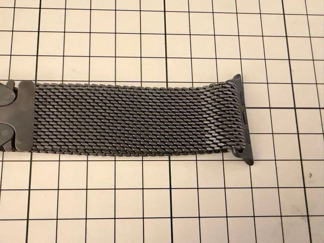 49mmケース用ブラックチタニウムミラネーゼループ L