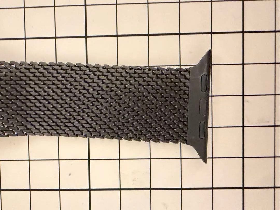 49mmケース用ブラックチタニウムミラネーゼループ L