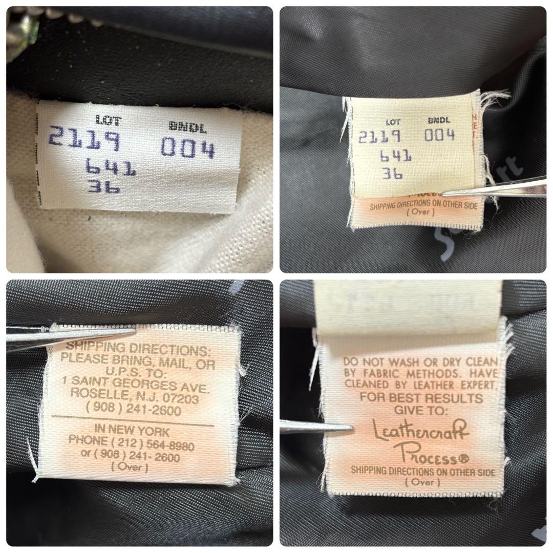 Schott ショット 641 ライダースジャケット アメリカ製 36 革ジャン