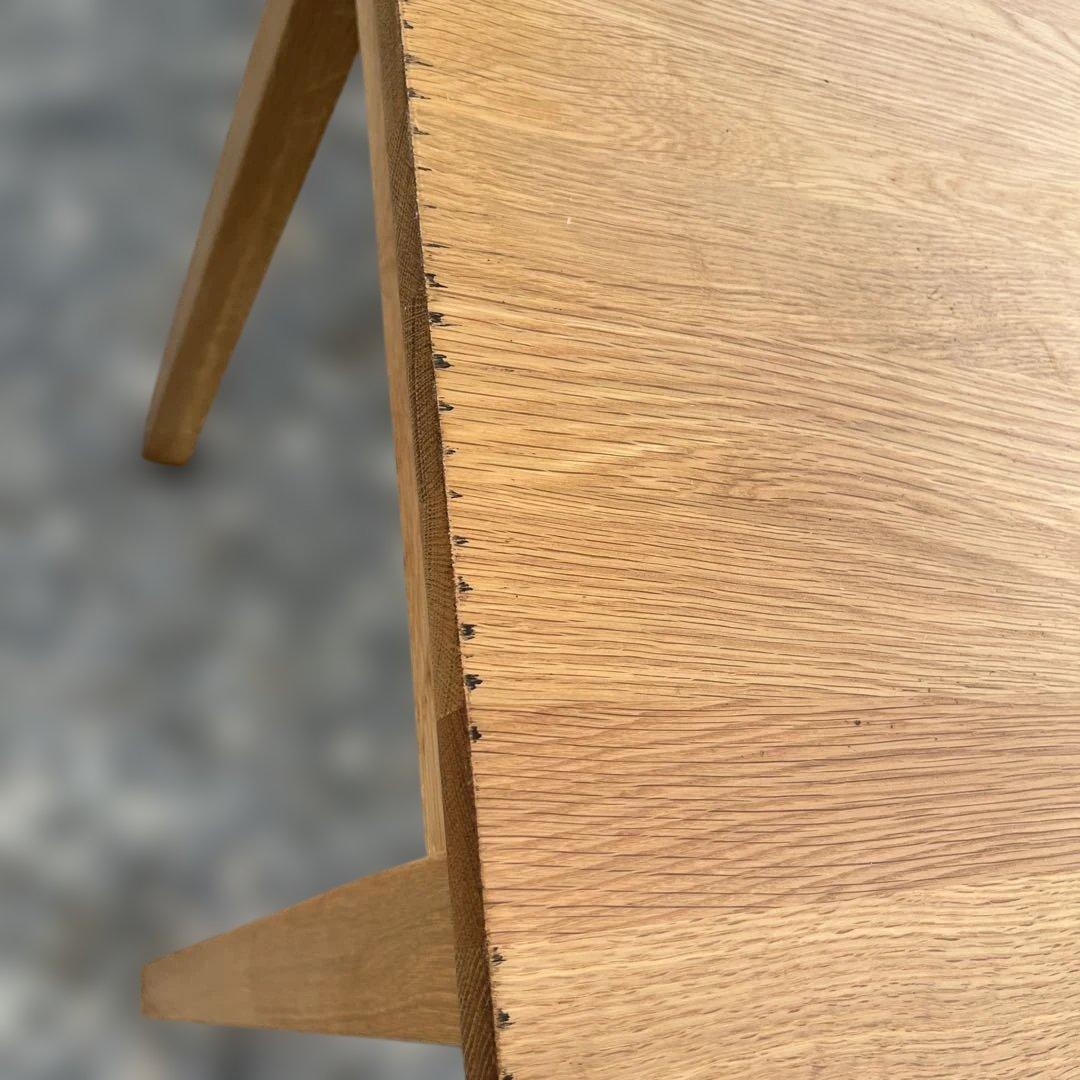 無印良品　無垢材デスク(引出付)オーク材