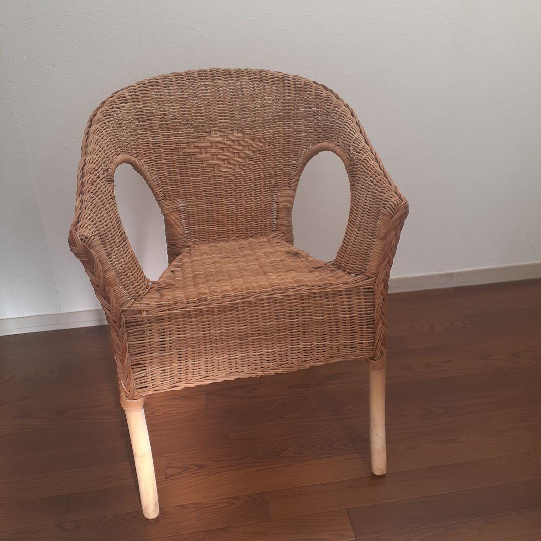 アンティークラタンチェア