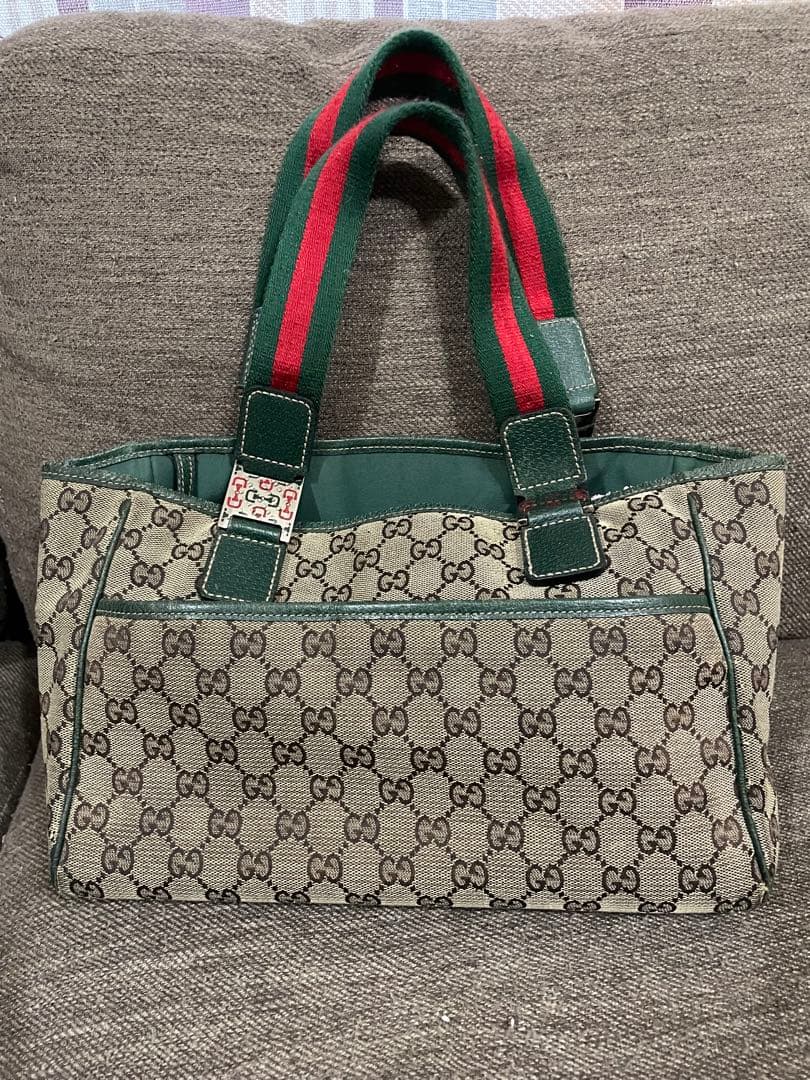 GUCCI GGキャンバス トートバッグ