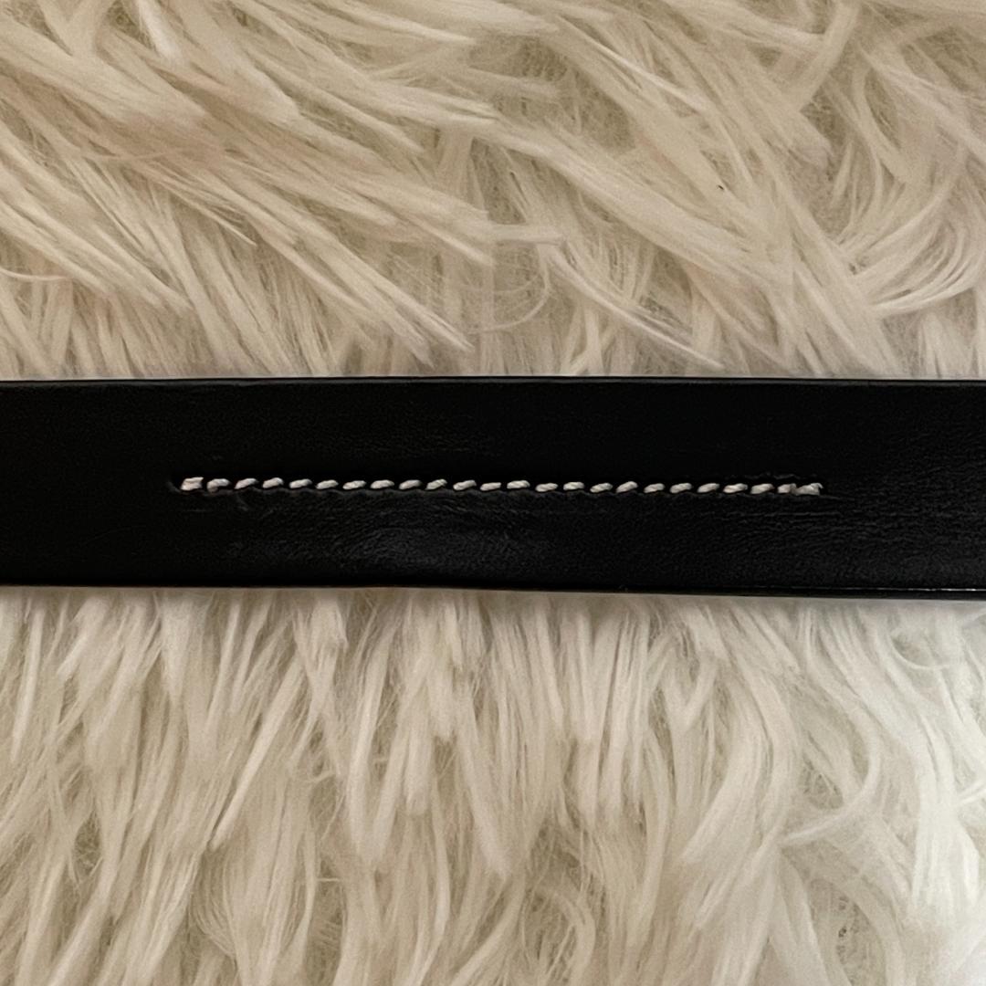 @*様 MM6 Maison Margiela　ダブルバックル レザー ベルト