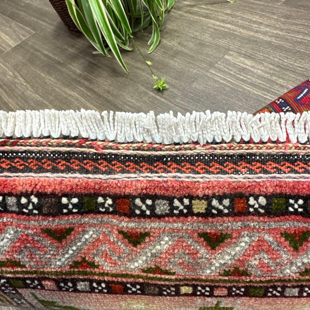 82x50cmヴィンテージ トライバル ラグトルクメン手織り絨毯