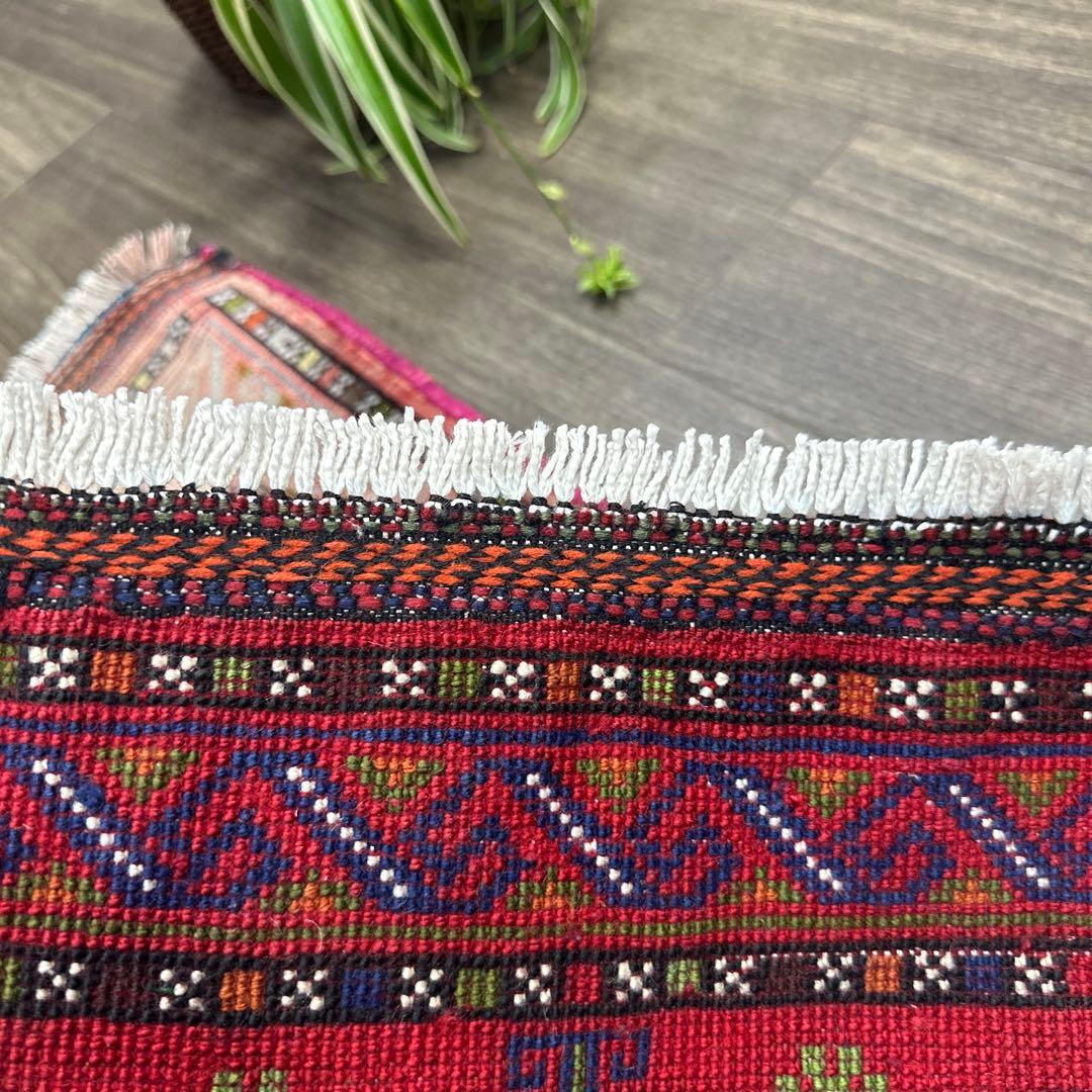 82x50cmヴィンテージ トライバル ラグトルクメン手織り絨毯