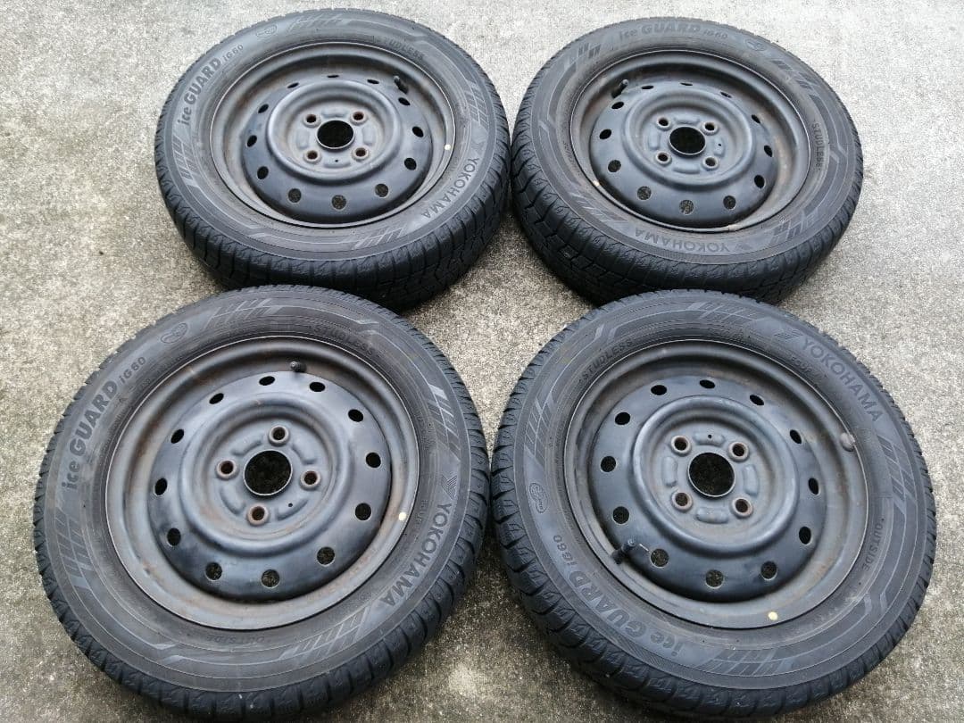 スタッドレス＆スチールホイール 13インチ×4J 155/65R13 4本セット