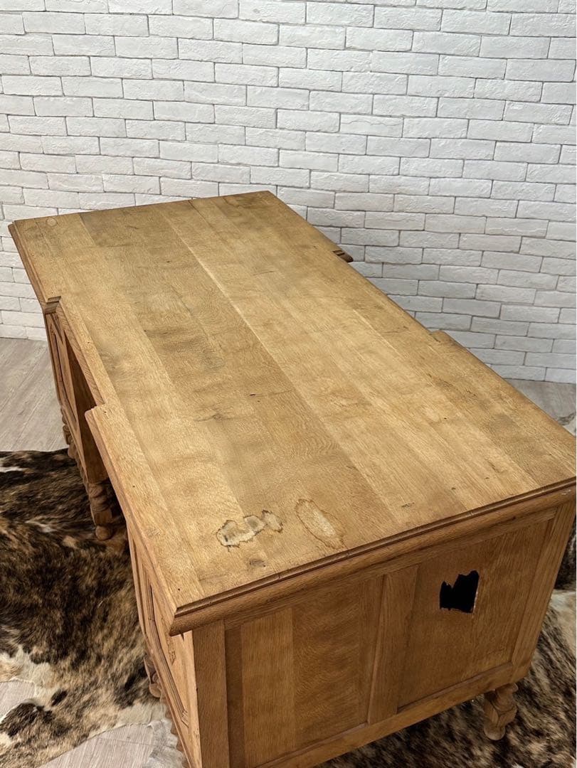 【チャーリー 】1960年　ベルギー　ビンテージ デスク 机 作業台