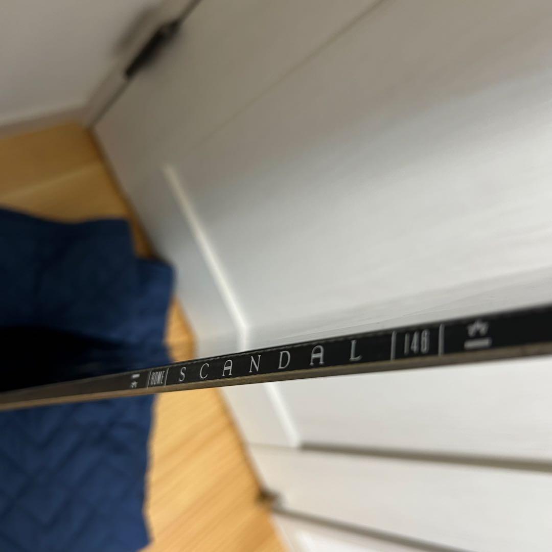 ローム SCANDAL スキャンダル 146cm 3Dソール　スノーボード