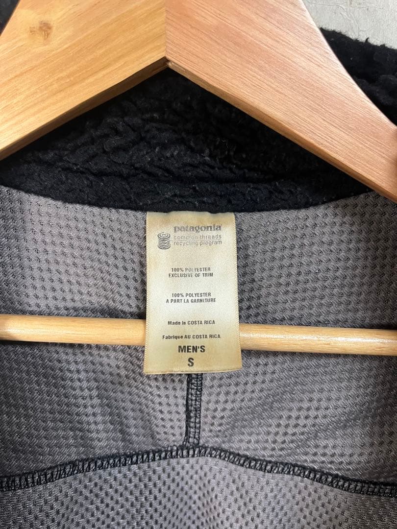 patagonia フリースジャケット S 黒　オリーブ
