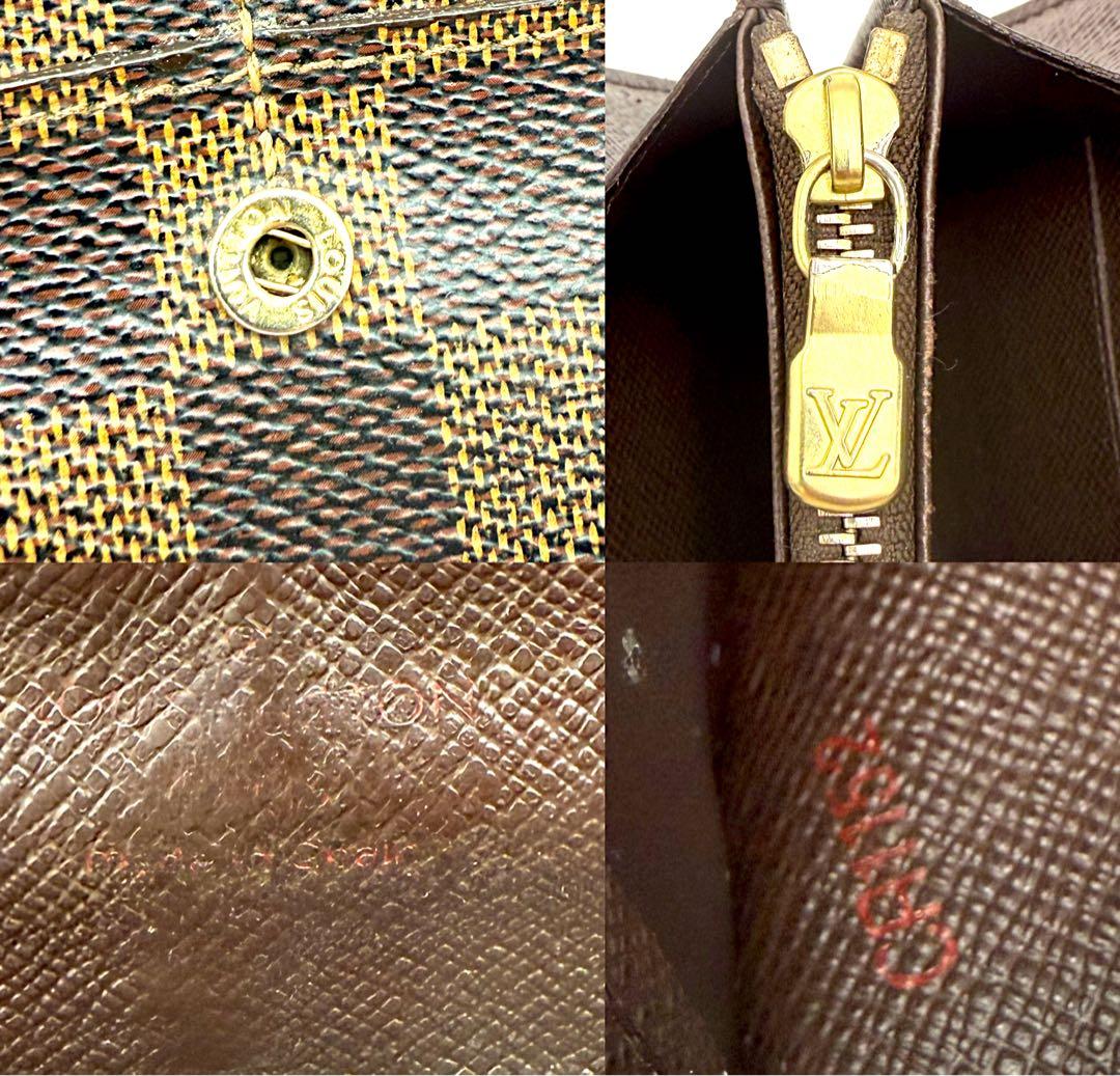 ルイヴィトン　ダミエ　ポルトフォイユサラ　長財布