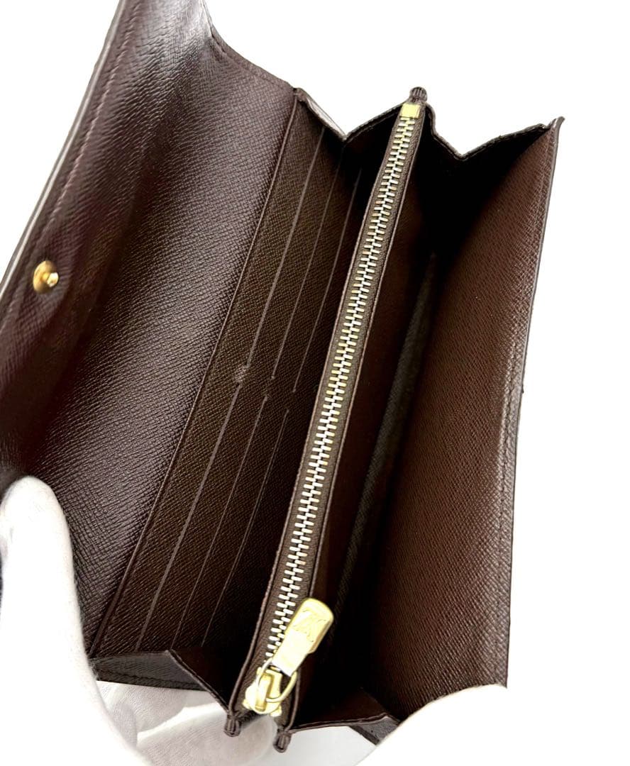 ルイヴィトン　ダミエ　ポルトフォイユサラ　長財布