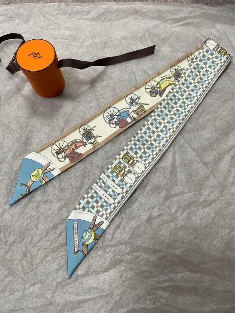 エルメス　ツイリースカーフ　馬車の変遷