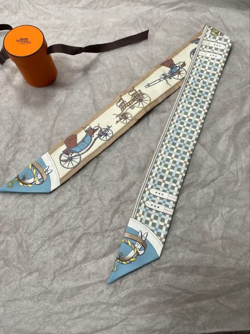 エルメス　ツイリースカーフ　馬車の変遷