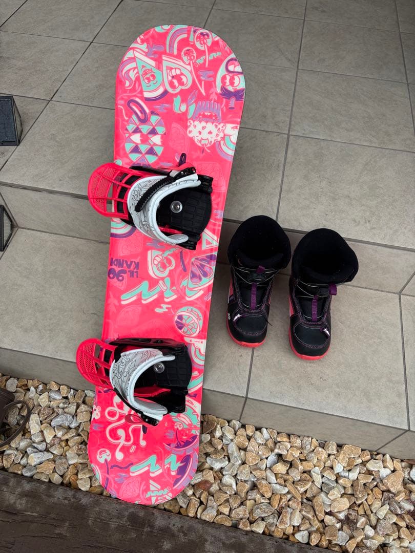 k2 キッズスノーボードセット 3点セット スノーボード 引き取り優先
