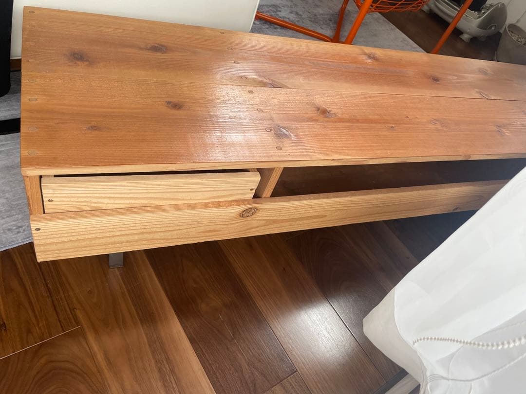 テレビボード　オシャレ　ナチュラルウッドテレビボード 直接引き取り可能