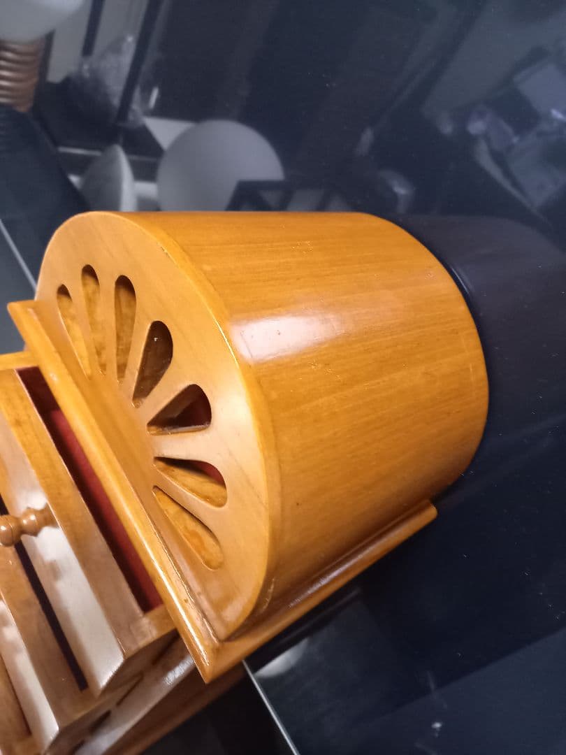 アンティーク　チーク　フレンチ　アーチ　トップ　スモール　ドロワー