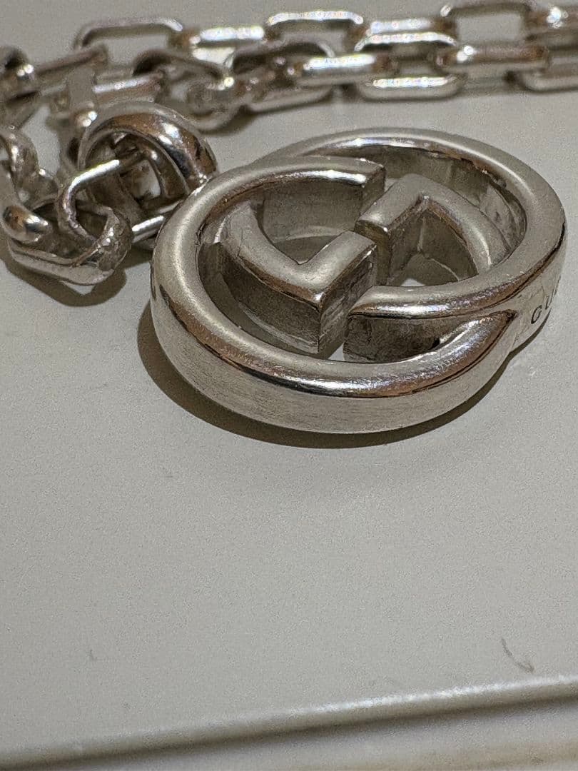 GUCCI グッチ インターロッキングネックレス【箱/ポーチ付】