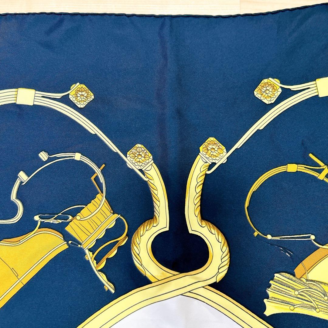 HERMÈS エルメス SPRINGS カレ90 スカーフ シルク