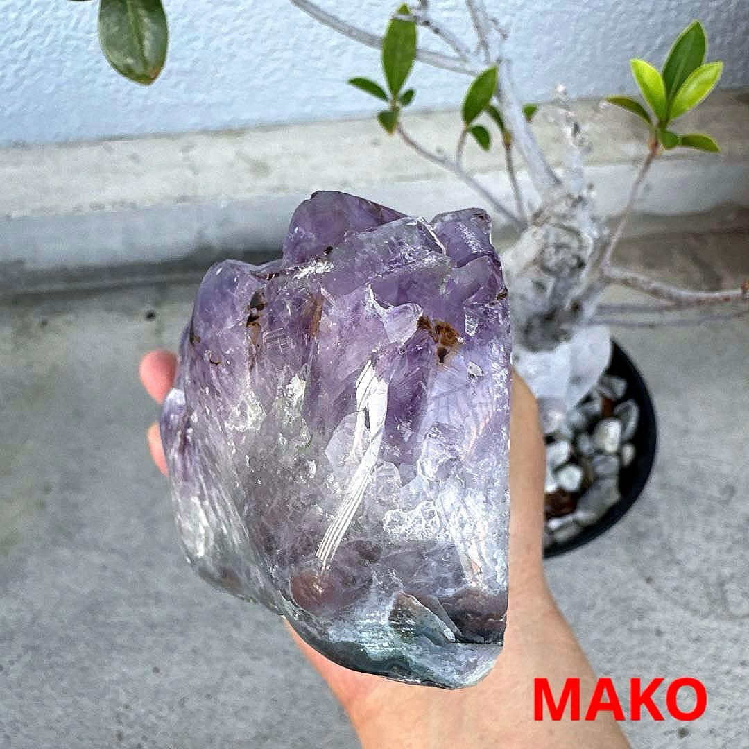 M1699☆アメジストクラスター1.5Kg☆天然石　原石☆N50511