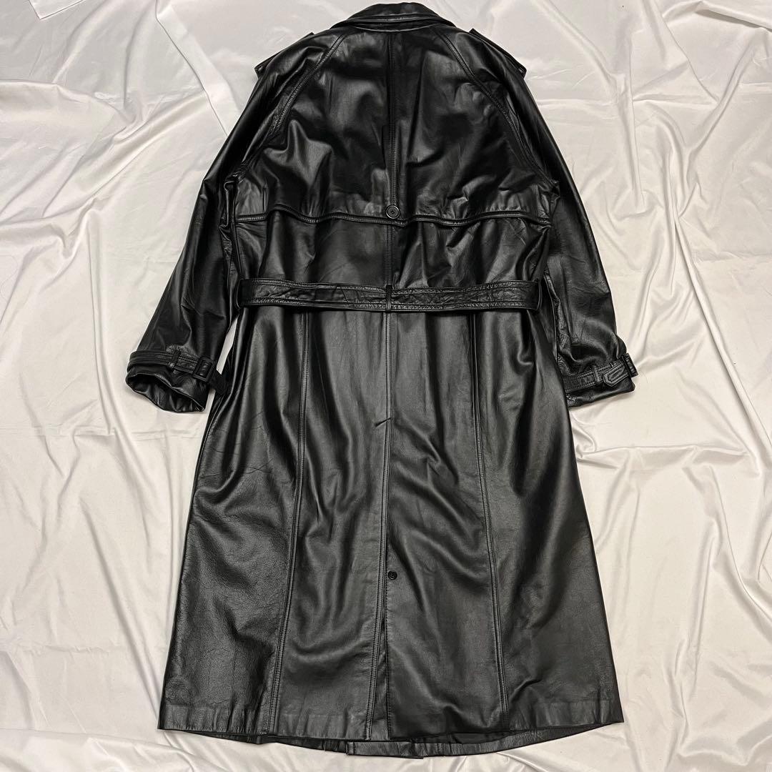 ジャケット・アウター vintage leather trench coat