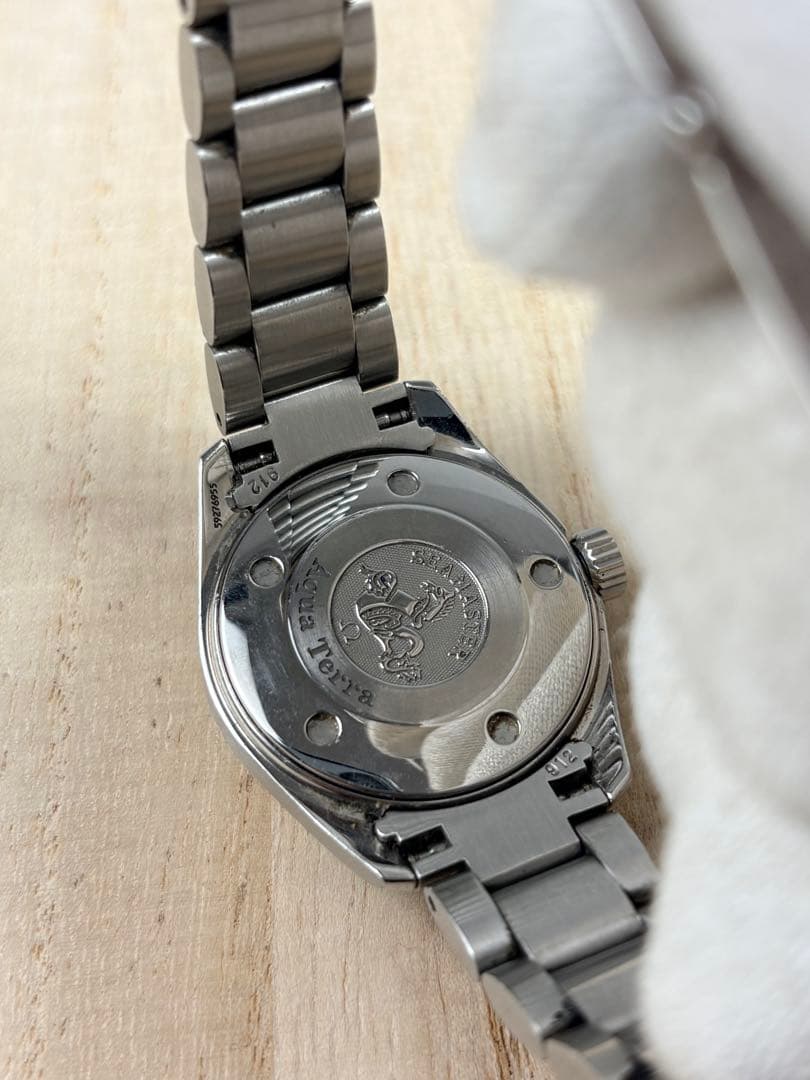 オメガ シーマスター Ref.596.1110 クォーツ電池交換済 コマ/冊子付