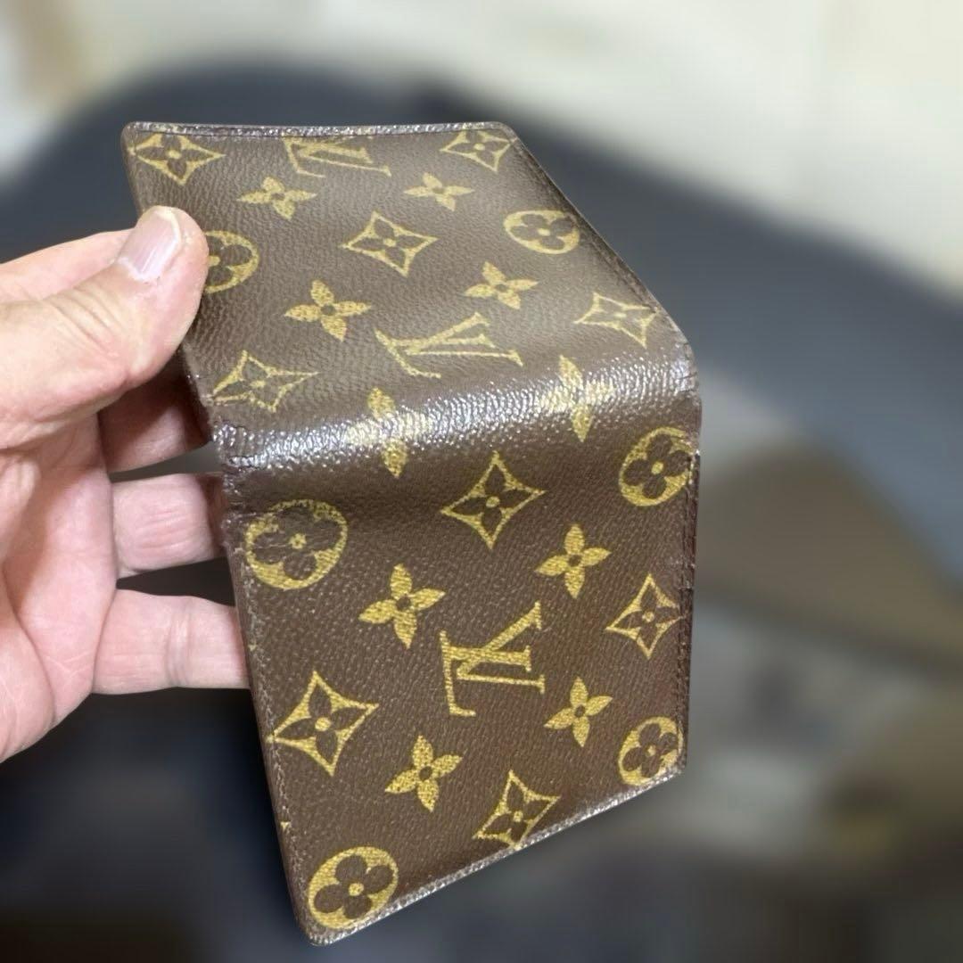 ⑦☆在庫SALE/良品☆モノグラム♪マルコ☆2つ折り財布★ポケット有