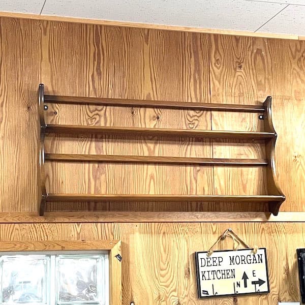 アーコール　ウォールラック　飾り棚　プレートラック　イギリスアンティーク