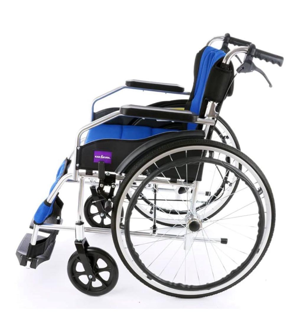 未使用品　カドクラ チャップス 自走用車椅子 折りたたみ式 A101-AB