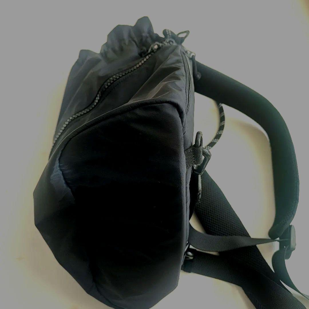 emmi エミ　撥水 emmiロゴマルチバックパック　黒　ブラック