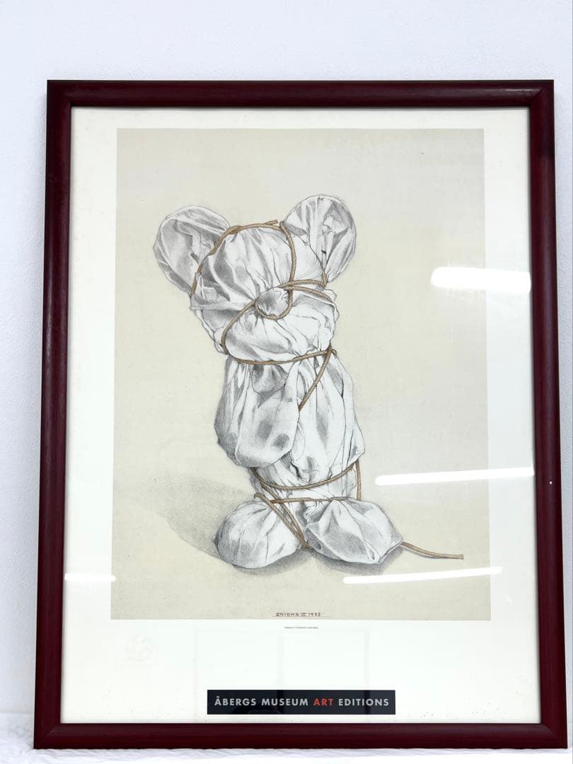 北欧ヴィンテージ ポスター ENIGMA III 1983 額装