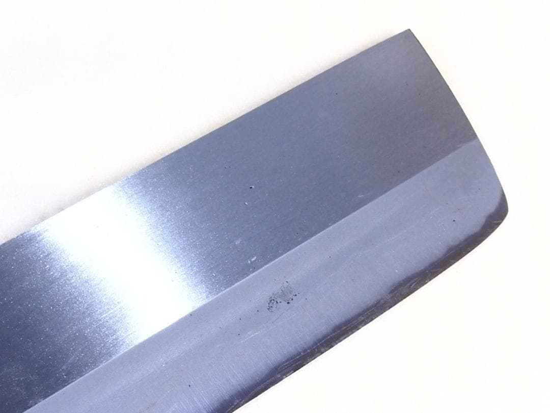 【美品】越前刃物 スウェーデン鋼 麵切り包丁/そば切り包丁/蕎麦切り包丁 菊紋