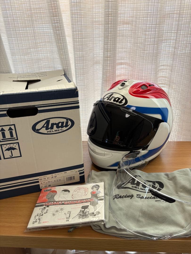 [値下げ]Arai アライ RX-7X スペンサー XL(61-62cm)
