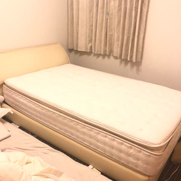 中古品  セミダブル   ベッド フレームセット