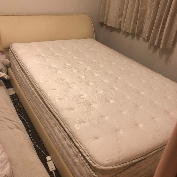 中古品  セミダブル   ベッド フレームセット