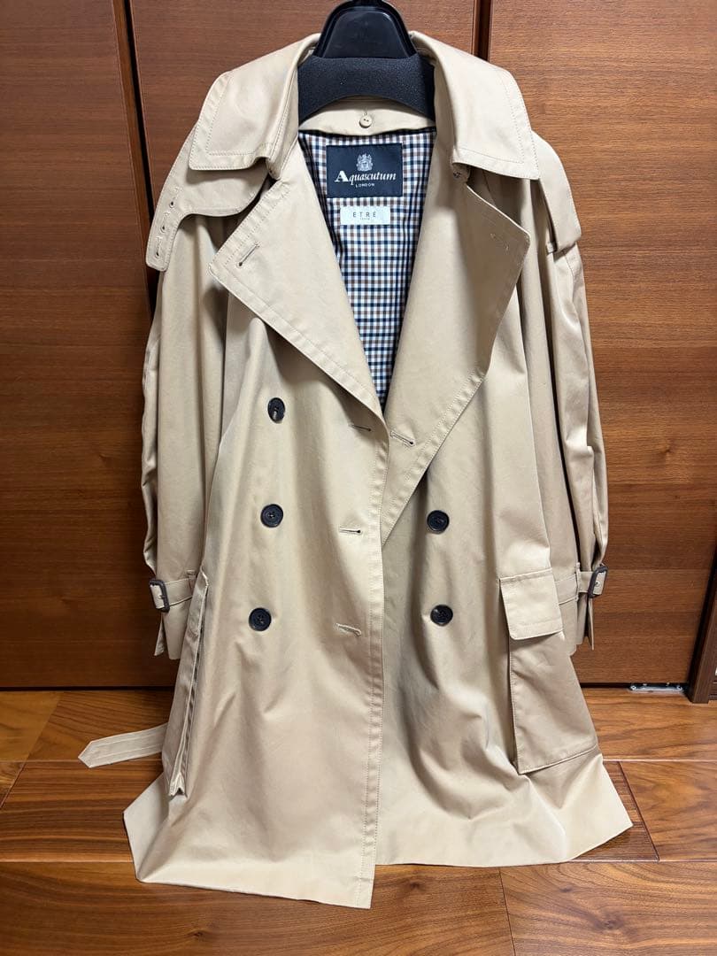 アクアスキュータム ETRE TOKYO コラボ トレンチコート