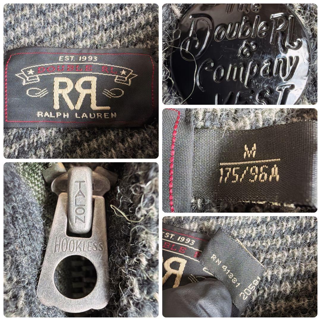極美品 RRL ダブルアールエル ハーフジップ ニットパーカー サイドジップ