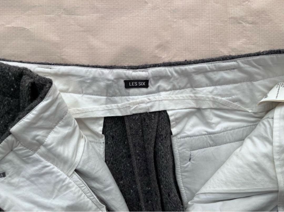最終値下 LES SIX WOOL MELTON TROUSERS 2022AW