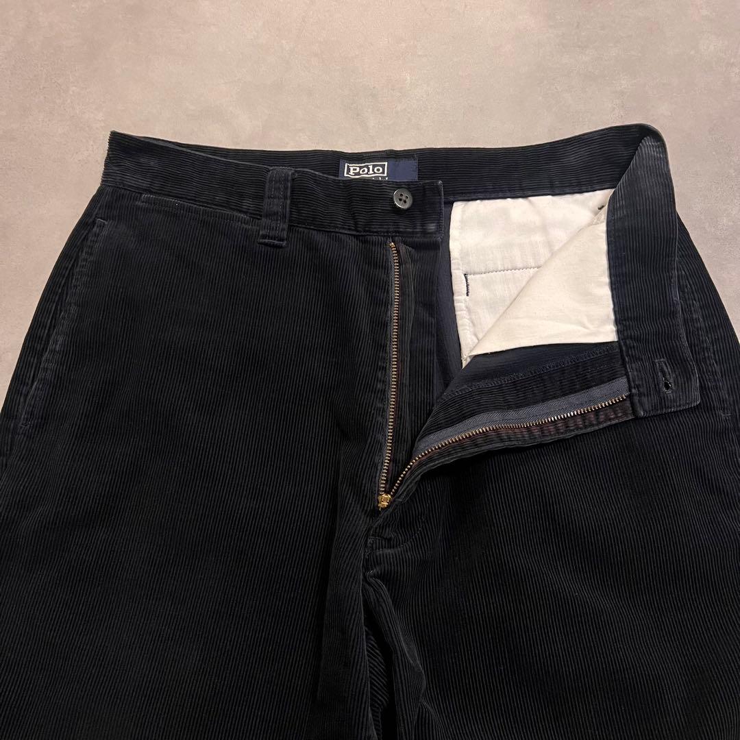 パンツ Ralph Lauren 90s BLACK corduroy pants