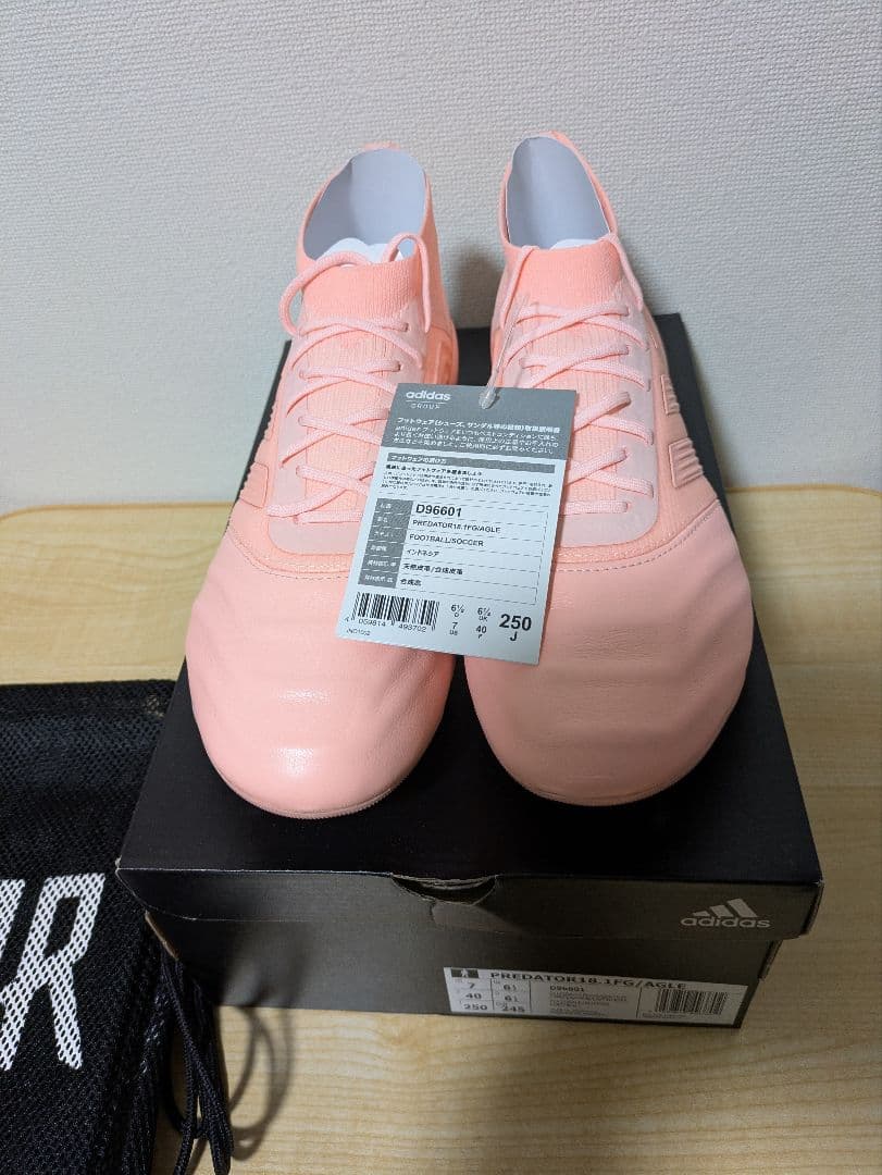 adidas Predator 19.1 FG ピンク 250