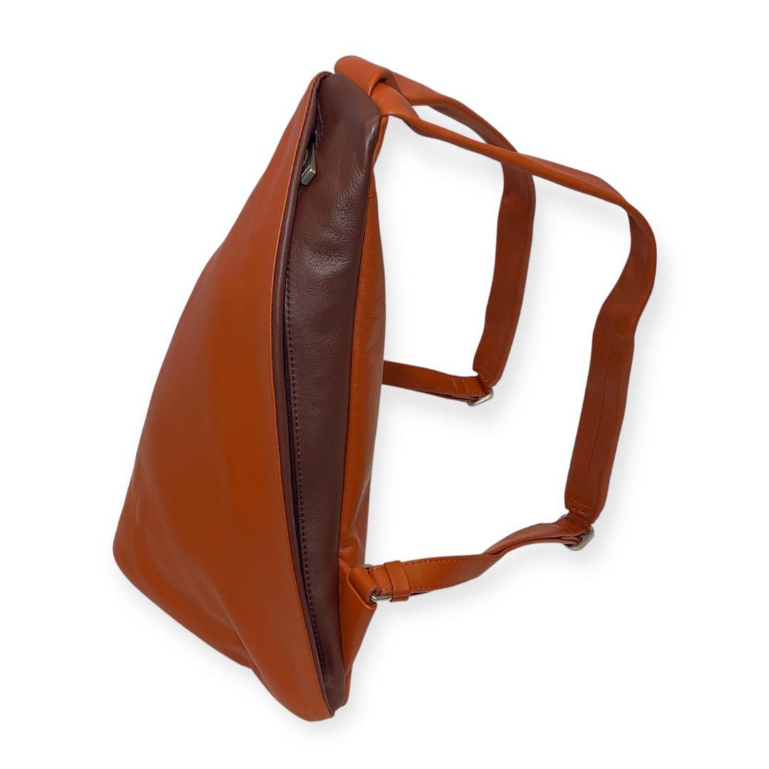 【未使用 70%OFF‼︎】CAMPER カンペール オレンジ レッド系 リュック