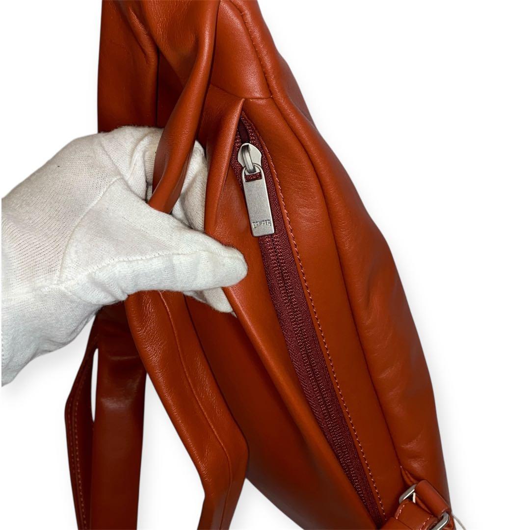 【未使用 70%OFF‼︎】CAMPER カンペール オレンジ レッド系 リュック