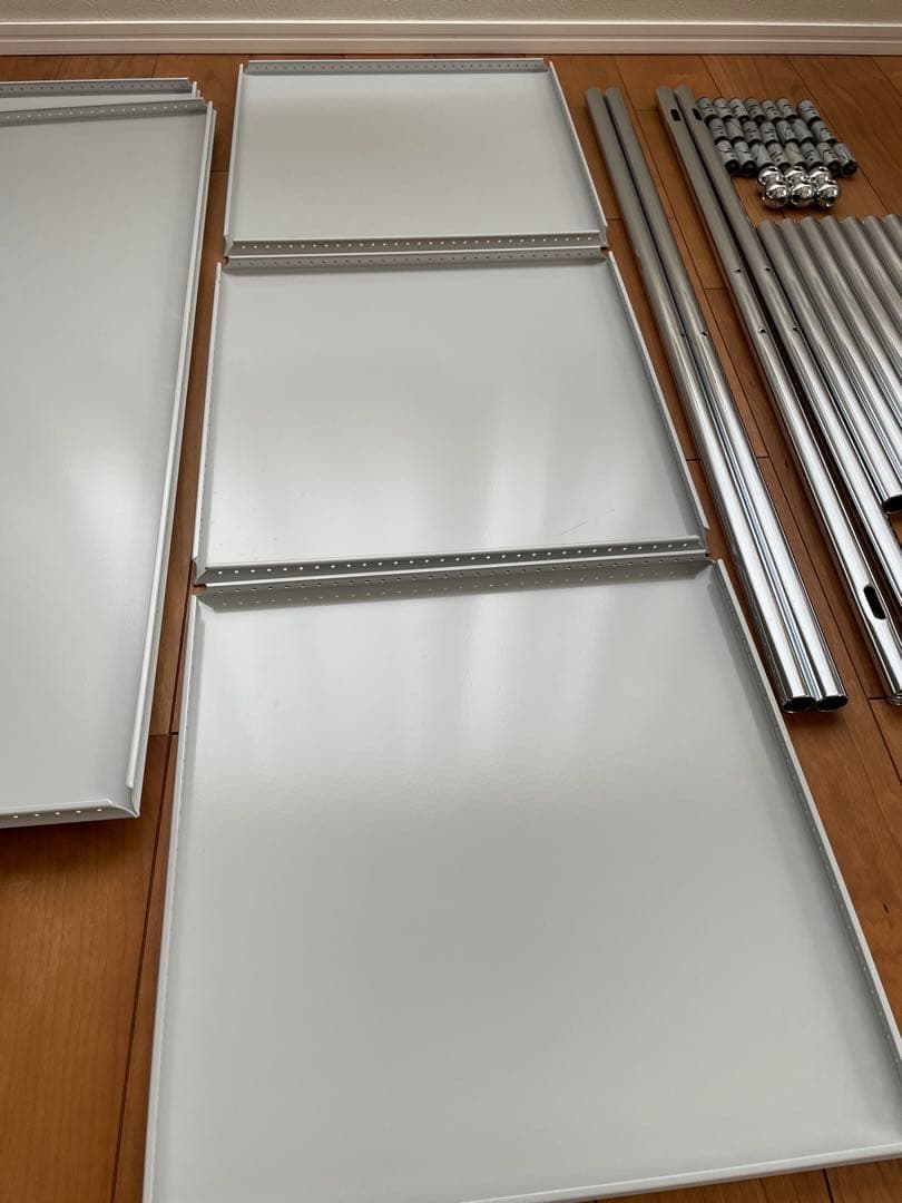 USMハラー　キャビネット　スチールラック　棚　台　純正　正規品　ライトグレー