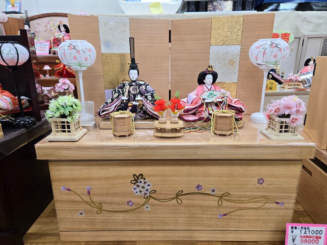 【展示品限り】雛人形 収納飾り　※閉店セール　26