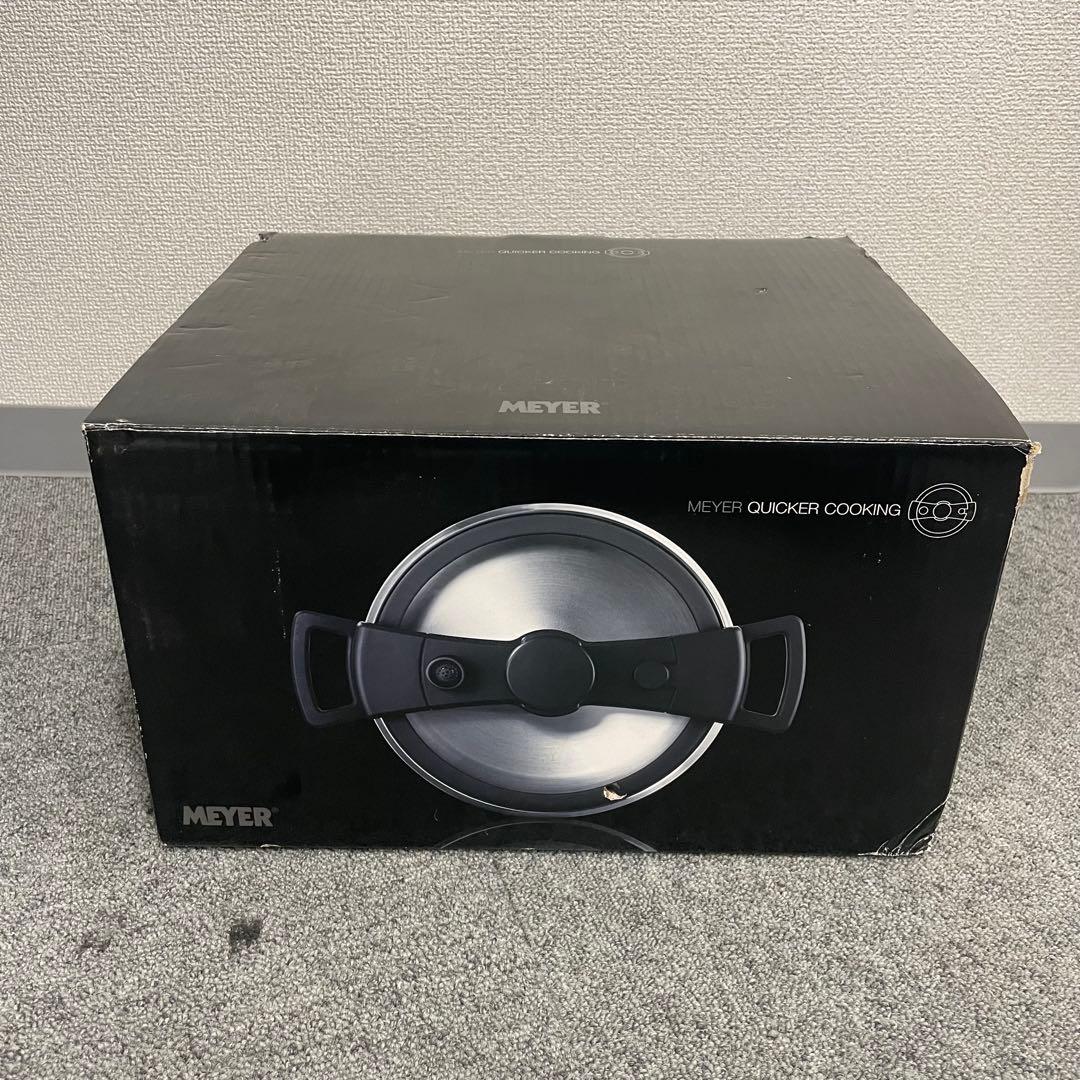未使用 MEYER マイヤー クイッカークッキング 24cm 4.0L レッド